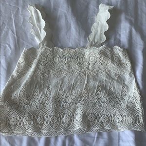 Off white Brandy Melville Tank Top